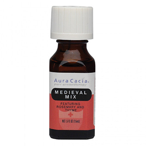 Aura Cacia Essential Solutions Oil, Medieval Mix - 0.5 Oz
